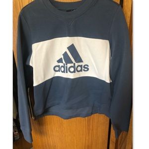 Adidas cropped crew neck